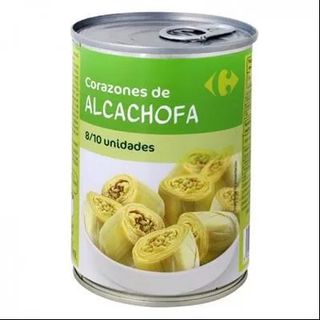 Corazones De Alcachofa 8/10 Carrefour 240 Gr.