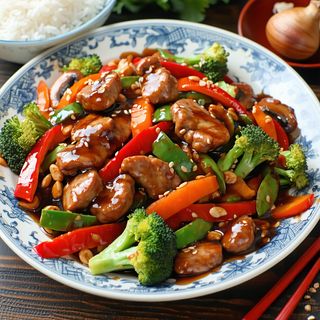 Wieprzowina z warzywami