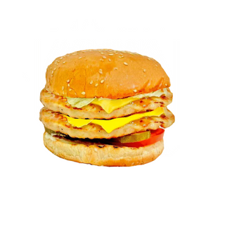 Дабл чикен чизбургер