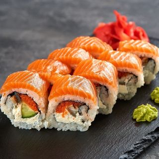  61. Aburi Salmón Roll 