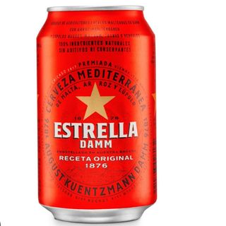 Cerveza Estrella lata  (330 ml.)