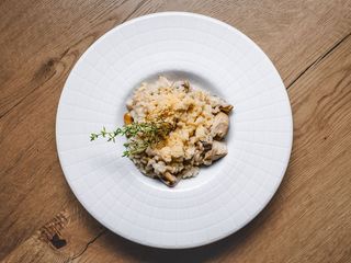 Різотто з куркою та печерицями (280g)