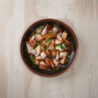 Berenjenas agridulces y picantes