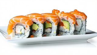 Tempura uramaki  pollo & avocado gambero