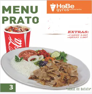 Menu 3 - Prato