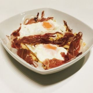 Huevos rotos ibéricos
