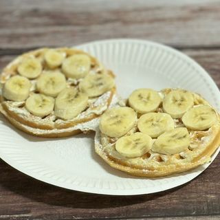 Waffle Cream Cheese Banana Wave
