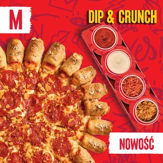 ŚREDNIA SUPER CRUNCHY PEPPERONI DIP & CRUNCH