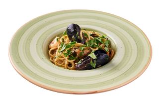 SPAGHETTI COZZE E GAMBERI