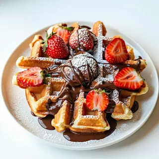Waffle solo caramello