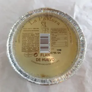 Flan de huevo 