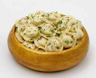 Pielmieni z wołowiną i wieprzowiną