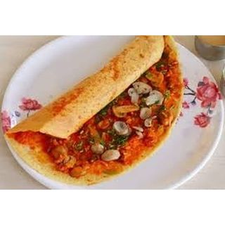 Mushroom Masala Dosa