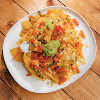 Vegetable nachos 