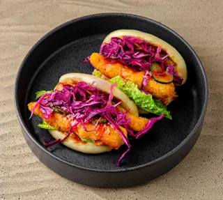 Bao with shrimps