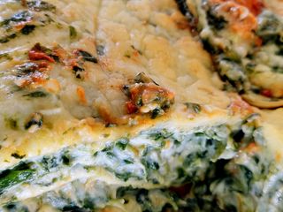 Lasagna de espinacas