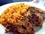 Bernadines Jollof & Peppered Drumsticks