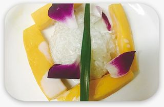 91 Stick rice con mango