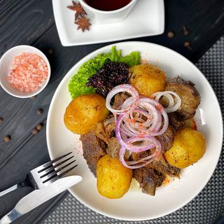 Куырдак с картофелем  (Конина)