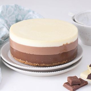 Tarta 3 chocolates SIN GLUTEN