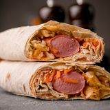 Kiełbaska w lawashe