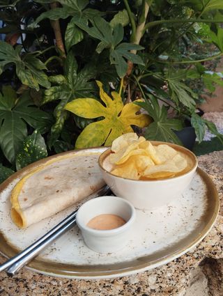 Wrap de Ovos Mexidos