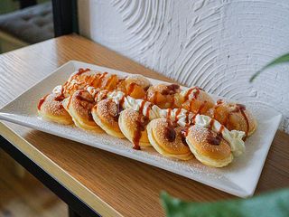 Міні-панкейки з яблуком та маскарпоне (230g)