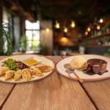 Completa tú pedido  "Entrante + Postre"