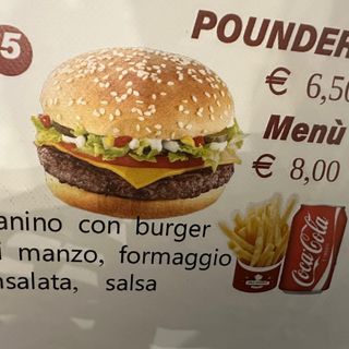 Pounder menù