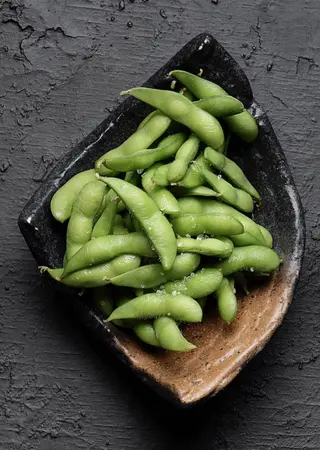 Edamame Crujiente Con Sal Marina Gruesa (200 G.)