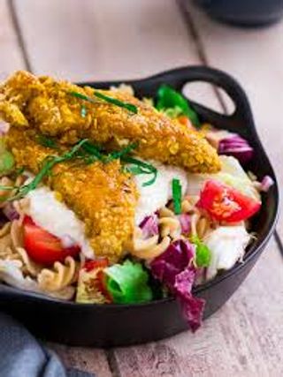 Salade Au Poulet Panné