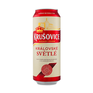 Пиво Krusovice світле 0,5л ж/б