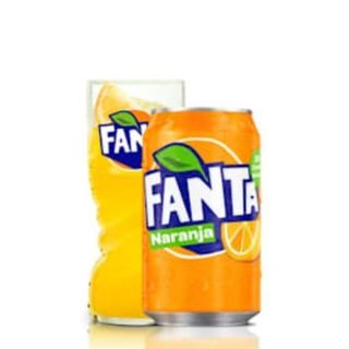 Fanta Naranja zero lata 330ml.