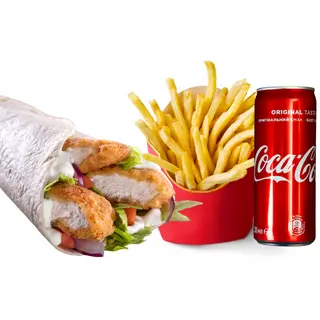 Chicken wrap menu