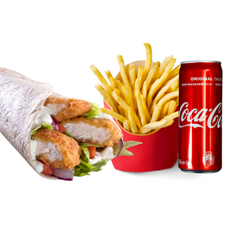 Chicken wrap menu