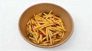 Maccheroncini calabresi aglio, olio, peperoncino e capuliato