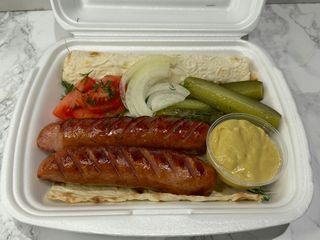 Kielbasa Śląska z grilla węglowego