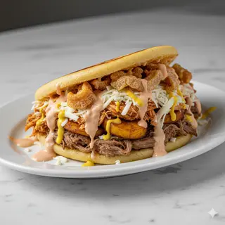 Arepa Con Carne