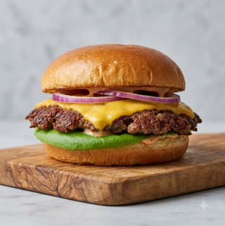 Smash burger single