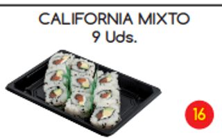 16. California Mixto (9 Uds.)
