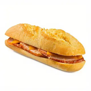 Baguemiga De Lomo Con Queso Edam