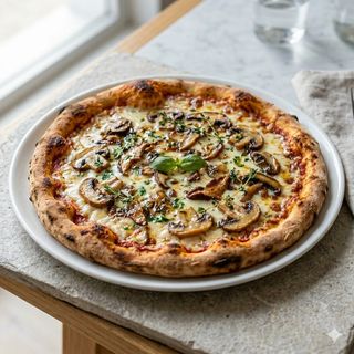 Pizza De Funghi Pequeña