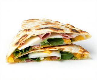 Crudo, mozzarella, rucola - piadina