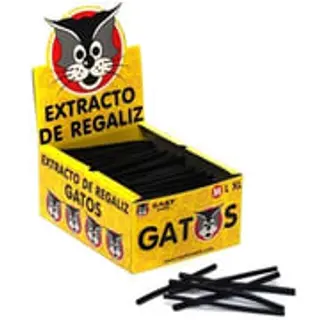 Regaliz el gato m negro  75 grms