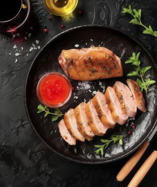 87 Anatra con salsa arancia