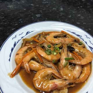 Langostinos Con Salsa De Soja