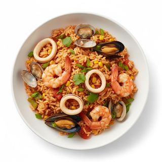 Seafood rice