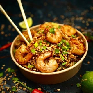 Pad Thai z krewetkami