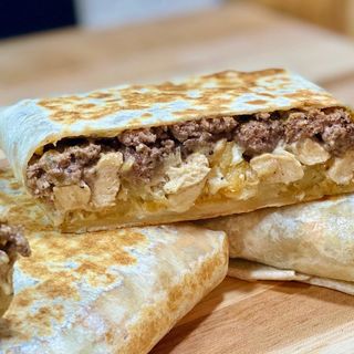 Tacos Viande Hachée + frites + salade 