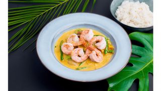 Żółte Curry z Krewetkami